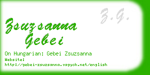 zsuzsanna gebei business card